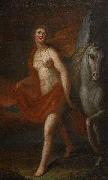 georg engelhardt schroder Athena och Pegasus oil painting artist